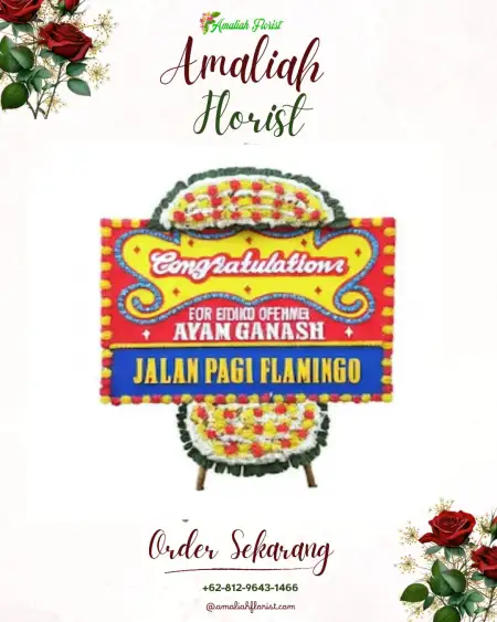Sewa Papan Bunga Ngleses
